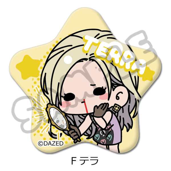 『カリスマ』星型缶バッジ F テラ