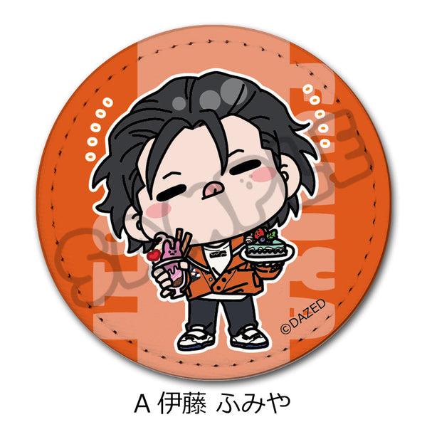 『カリスマ』レザーバッジ A 伊藤ふみや