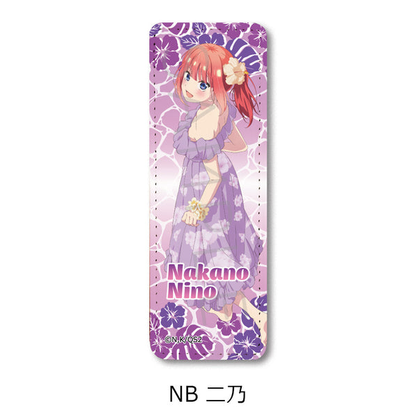 『五等分の花嫁*』レザーバッジ(ロング) NB 二乃