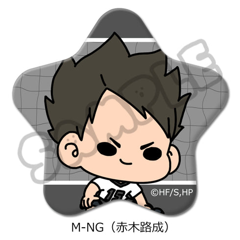 『ハイキュー!!』みんなmochocho化大作戦! 第4弾 星型缶バッジ M-NG 赤木路成