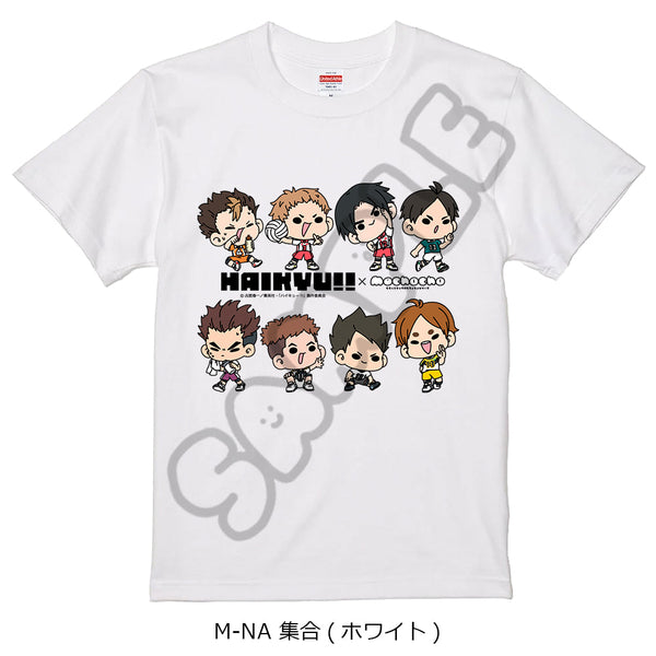 『ハイキュー!!』みんなmochocho化大作戦! 第4弾 Tシャツ M-NA 集合 ホワイト Mサイズ