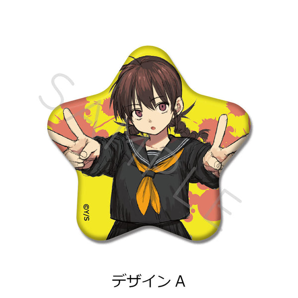 『雷雷雷』星型缶バッジ A