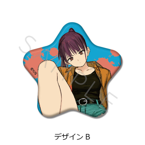 『雷雷雷』星型缶バッジ B