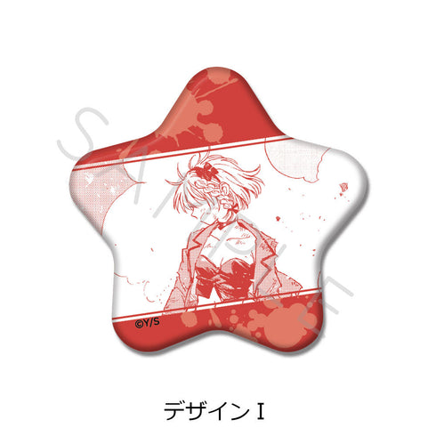 『雷雷雷』星型缶バッジ I