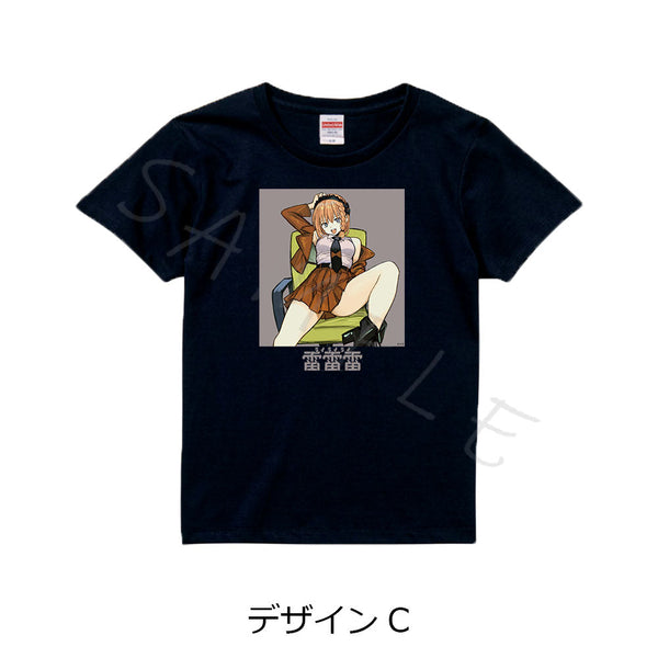 『雷雷雷』TシャツC ブラック Sサイズ