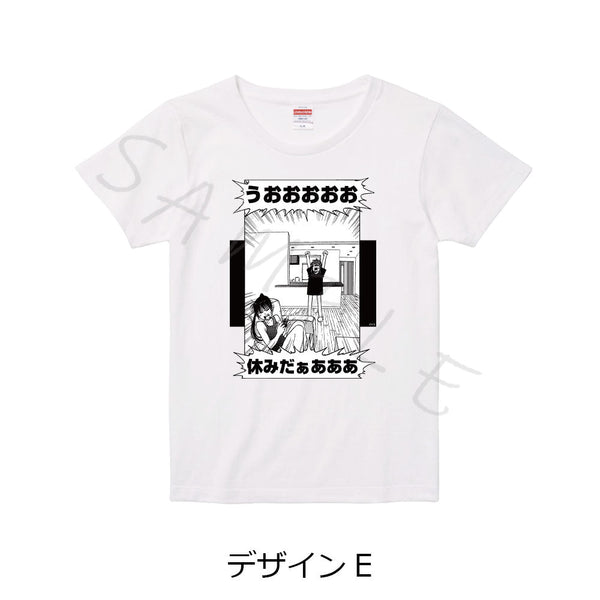 『雷雷雷』TシャツE ホワイト Lサイズ