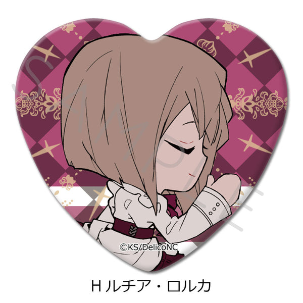 『デリコズ・ナーサリー』ハート型缶バッジ H ルチア・ロルカ