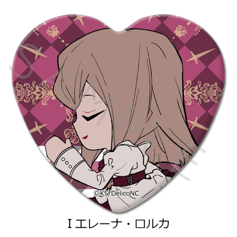 『デリコズ・ナーサリー』ハート型缶バッジ I エレーナ・ロルカ