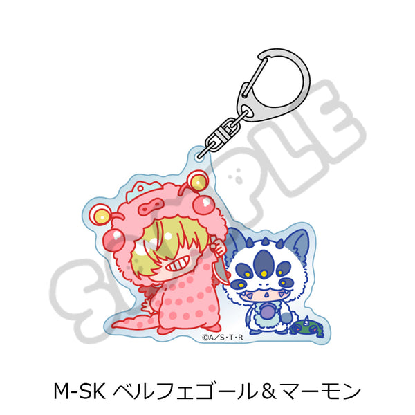 『家庭教師ヒットマンREBORN!』第2弾 アクリルキーホルダー M-SK ベルフェゴール&マーモン