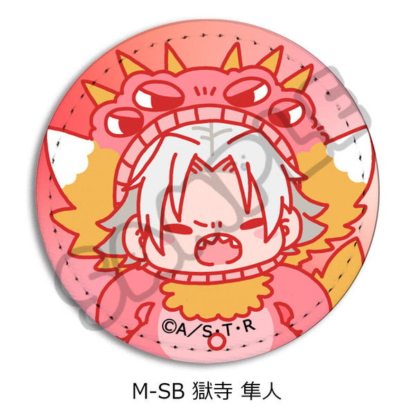 『家庭教師ヒットマンREBORN!』第2弾 レザーバッジ(丸形) M-SB 獄寺隼人