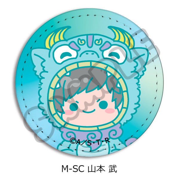 《家庭教师Hitman REBORN!》第二弹 皮革徽章(圆形) M-SC 山本武