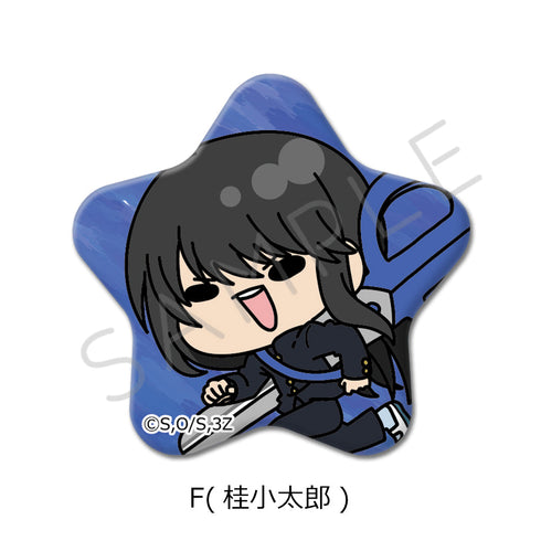 『3年Z組銀八先生』星型缶バッジ mochochoシリーズ F 桂小太郎
