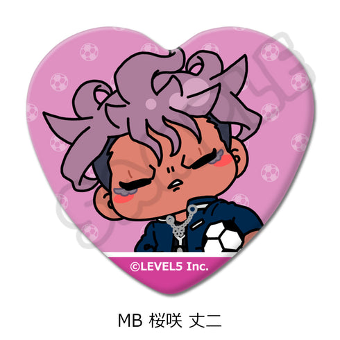 『イナズマイレブン・ザ・ムービー 2025』ハート型缶バッジ MB 桜咲丈二