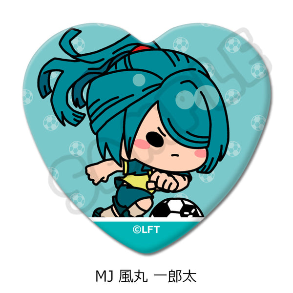 『イナズマイレブン・ザ・ムービー 2025』ハート型缶バッジ MJ 風丸一郎太