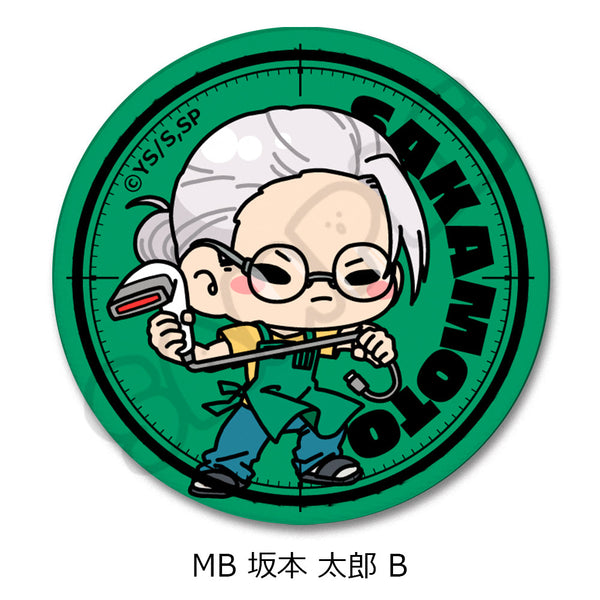 『SAKAMOTO DAYS』レザーバッジ(丸形) MB 坂本太郎 B