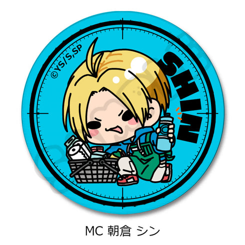 『SAKAMOTO DAYS』レザーバッジ(丸形) MC 朝倉シン