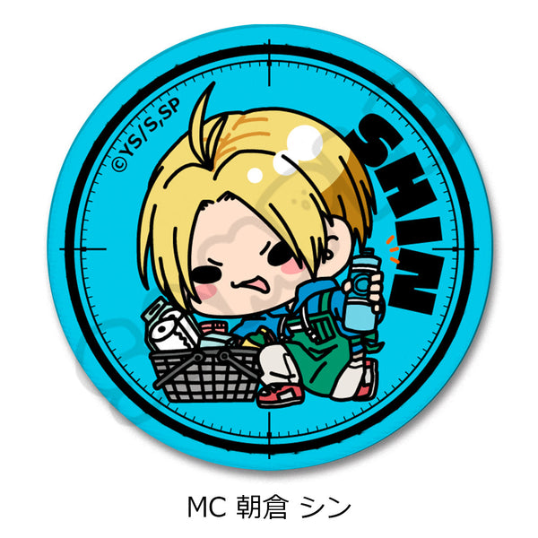 『SAKAMOTO DAYS』レザーバッジ(丸形) MC 朝倉シン