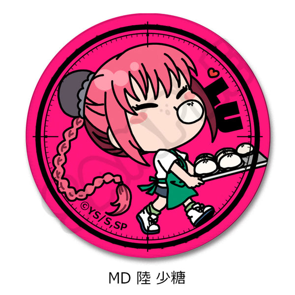 『SAKAMOTO DAYS』レザーバッジ(丸形) MD 陸少糖