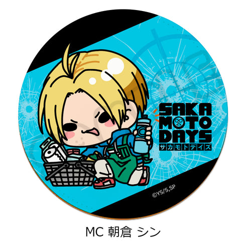 『SAKAMOTO DAYS』レザーコースター MC 朝倉シン