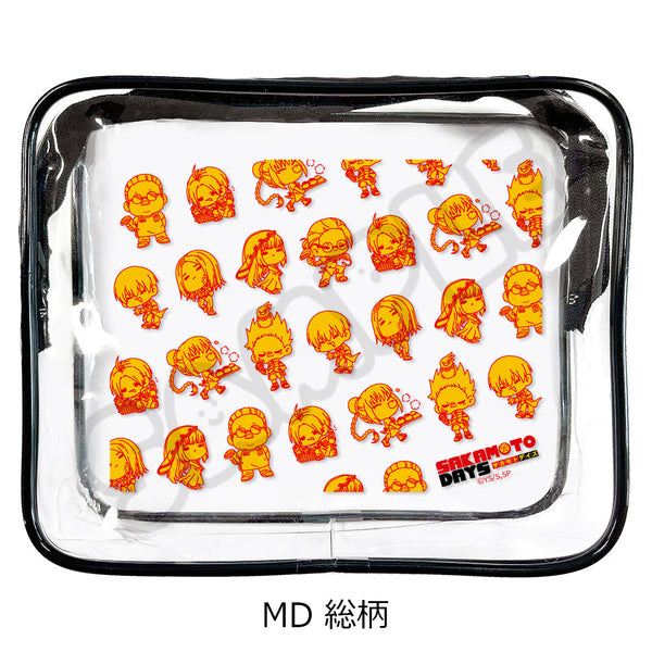 『SAKAMOTO DAYS』ビニールポーチ MD 総柄
