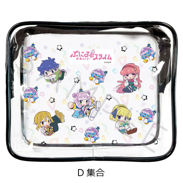 『ぷにるはかわいいスライム』クリアポーチ D 集合