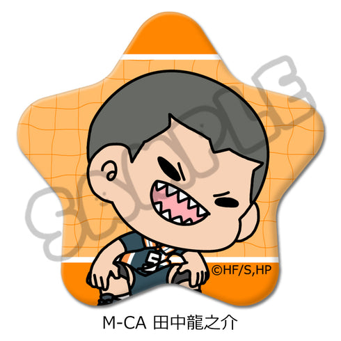 『ハイキュー!!』みんなmochocho化大作戦! 第5弾 星型缶バッジ M-CA 田中龍之介