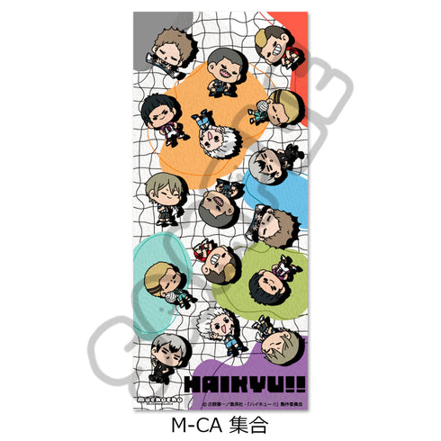 『ハイキュー!!』みんなmochocho化大作戦! 第5弾 フェイスタオル M-CA 集合