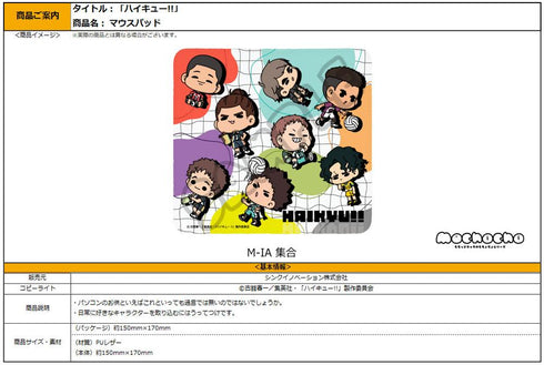 『ハイキュー!!』みんなmochocho化大作戦! 第6弾 マウスパッド M-IA 集合