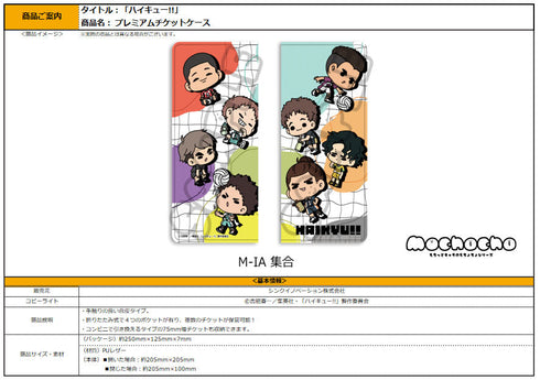 『ハイキュー!!』みんなmochocho化大作戦! 第6弾 プレミアムチケットケース M-IA 集合