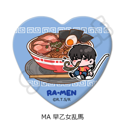 『らんま1/2』第2弾 ハート型缶バッジ MA 早乙女乱馬