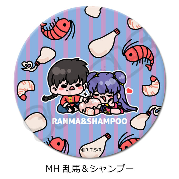 『らんま1/2』第2弾 3way缶バッジ(75mm) MH 乱馬&シャンプー