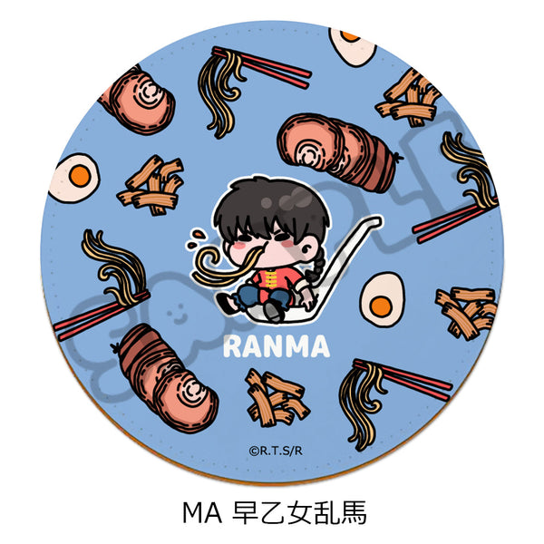 『らんま1/2』第2弾 レザーコースター MA 早乙女乱馬