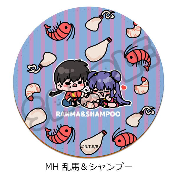 『らんま1/2』第2弾 レザーコースター MH 乱馬&シャンプー