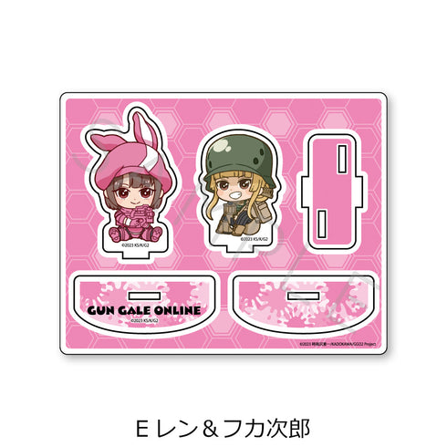 『ソードアート・オンライン オルタナティブ ガンゲイル・オンラインII』アクリルスタンド E レン&フカ次郎