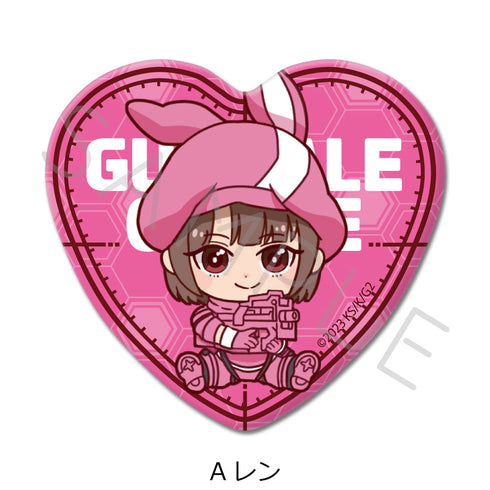 『ソードアート・オンライン オルタナティブ ガンゲイル・オンラインII』ハート型缶バッジ A レン