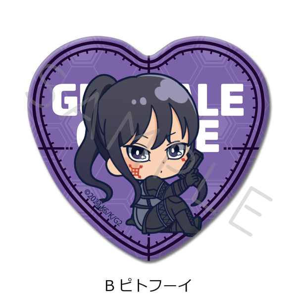 『ソードアート・オンライン オルタナティブ ガンゲイル・オンラインII』ハート型缶バッジ B ピトフーイ