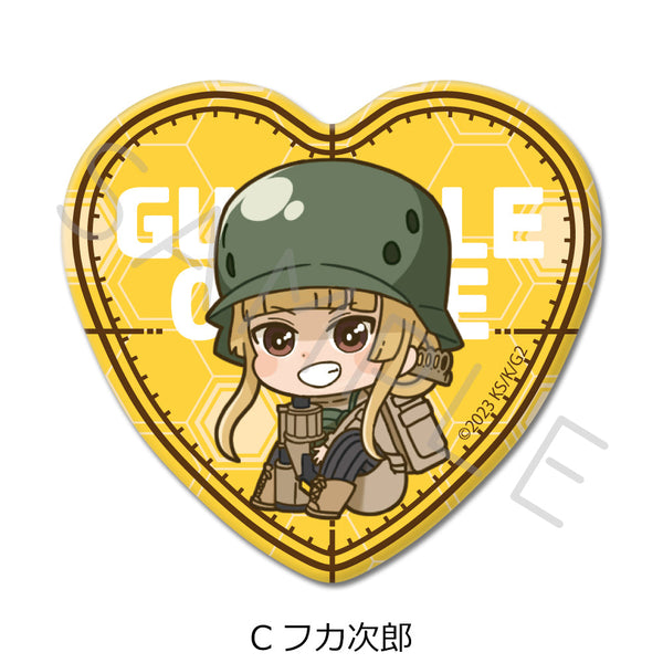『ソードアート・オンライン オルタナティブ ガンゲイル・オンラインII』ハート型缶バッジ C フカ次郎