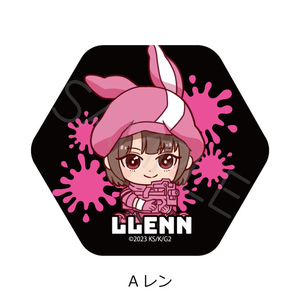 『ソードアート・オンライン オルタナティブ ガンゲイル・オンラインII』六角形缶バッジ A レン