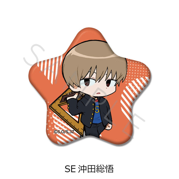 『3年Z組銀八先生』星型缶バッジ ちぽっけシリーズ SE 沖田総悟