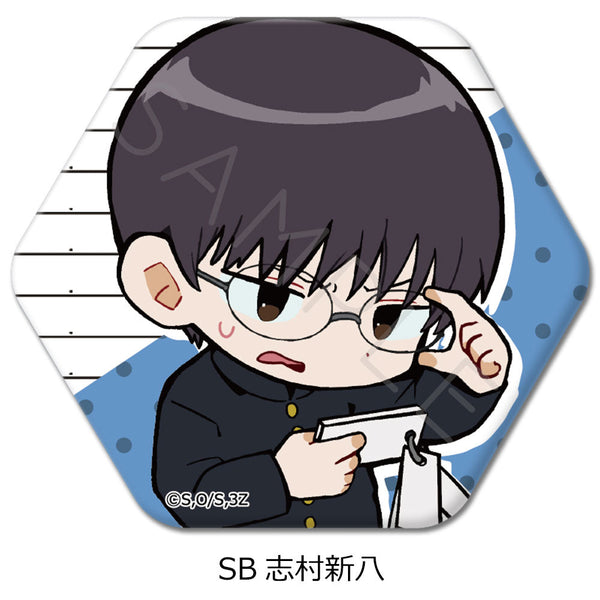 『3年Z組銀八先生』六角形缶バッジ ちぽっけシリーズ SB 志村新八