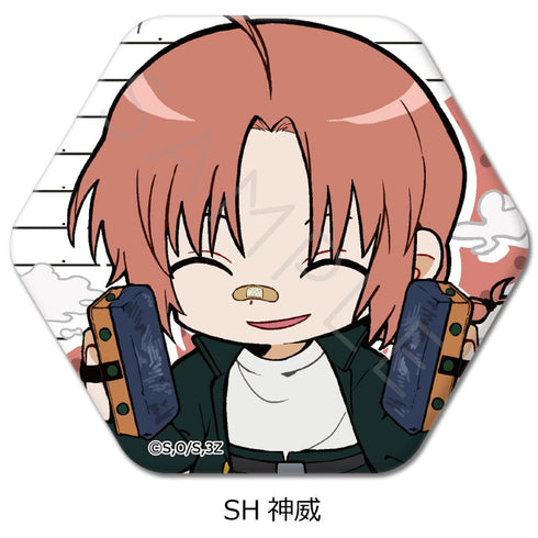 『3年Z組銀八先生』六角形缶バッジ ちぽっけシリーズ SH 神威