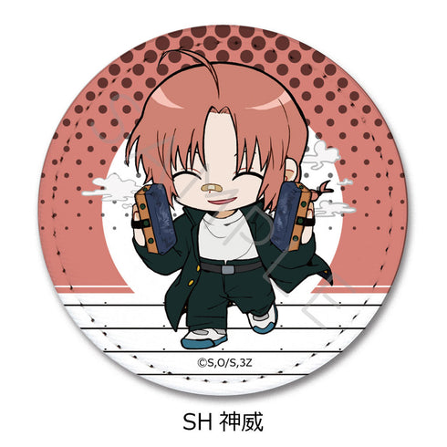『3年Z組銀八先生』レザーバッジ(丸形) ちぽっけシリーズ SH 神威
