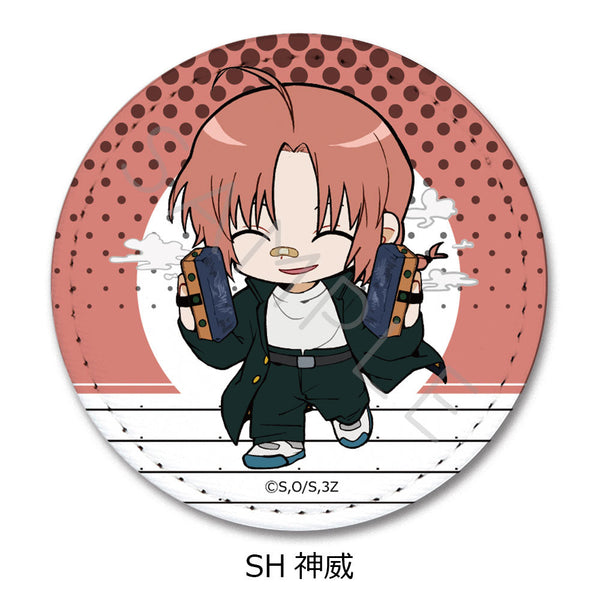 『3年Z組銀八先生』レザーバッジ(丸形) ちぽっけシリーズ SH 神威