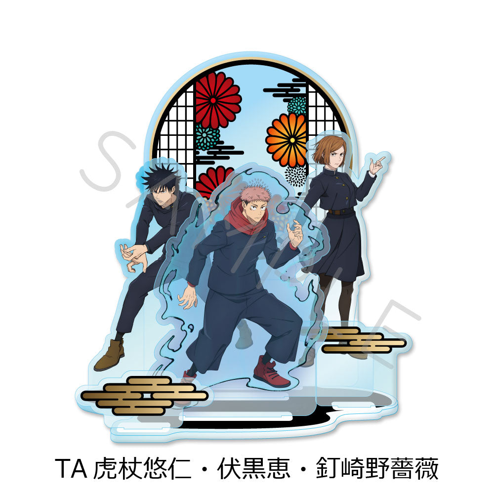呪術廻戦 Chair:Red 虎杖悠仁 伏黒恵 釘崎野薔薇 アクリルスタンド 🟥呪術廻戦🟥 呪術廻戦PLAZA限定描き下ろしビジュアル「Chair: Red