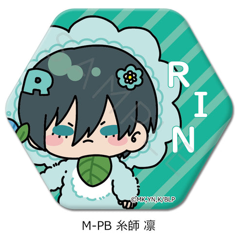 『ブルーロック』第8弾 六角形缶バッジ M-PB 糸師凛