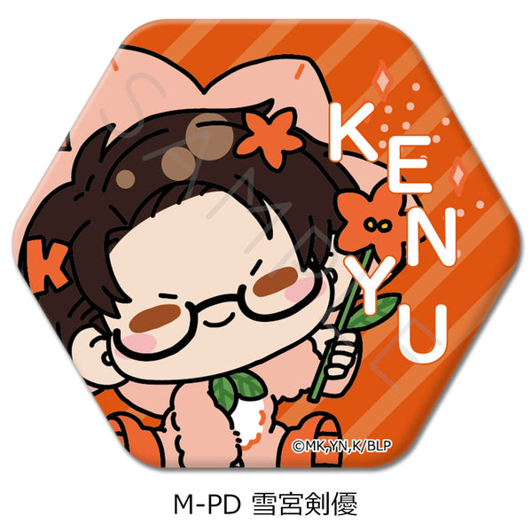 『ブルーロック』第8弾 六角形缶バッジ M-PD 雪宮剣優