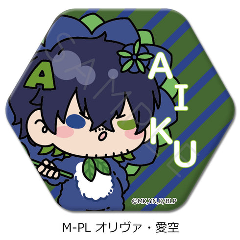 『ブルーロック』第8弾 六角形缶バッジ M-PL オリヴァ・愛空