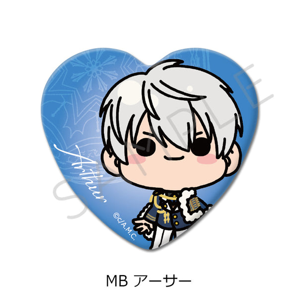 『魔法使いの約束』ハート型缶バッジ MB アーサー
