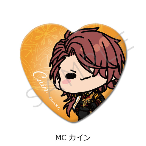 『魔法使いの約束』ハート型缶バッジ MC カイン