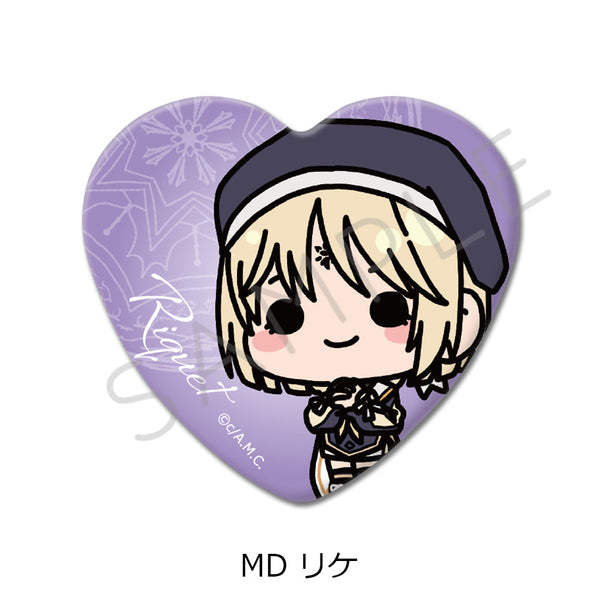 『魔法使いの約束』ハート型缶バッジ MD リケ